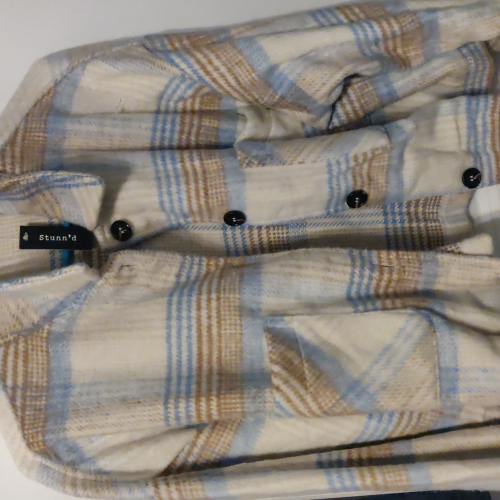Cropped shacket